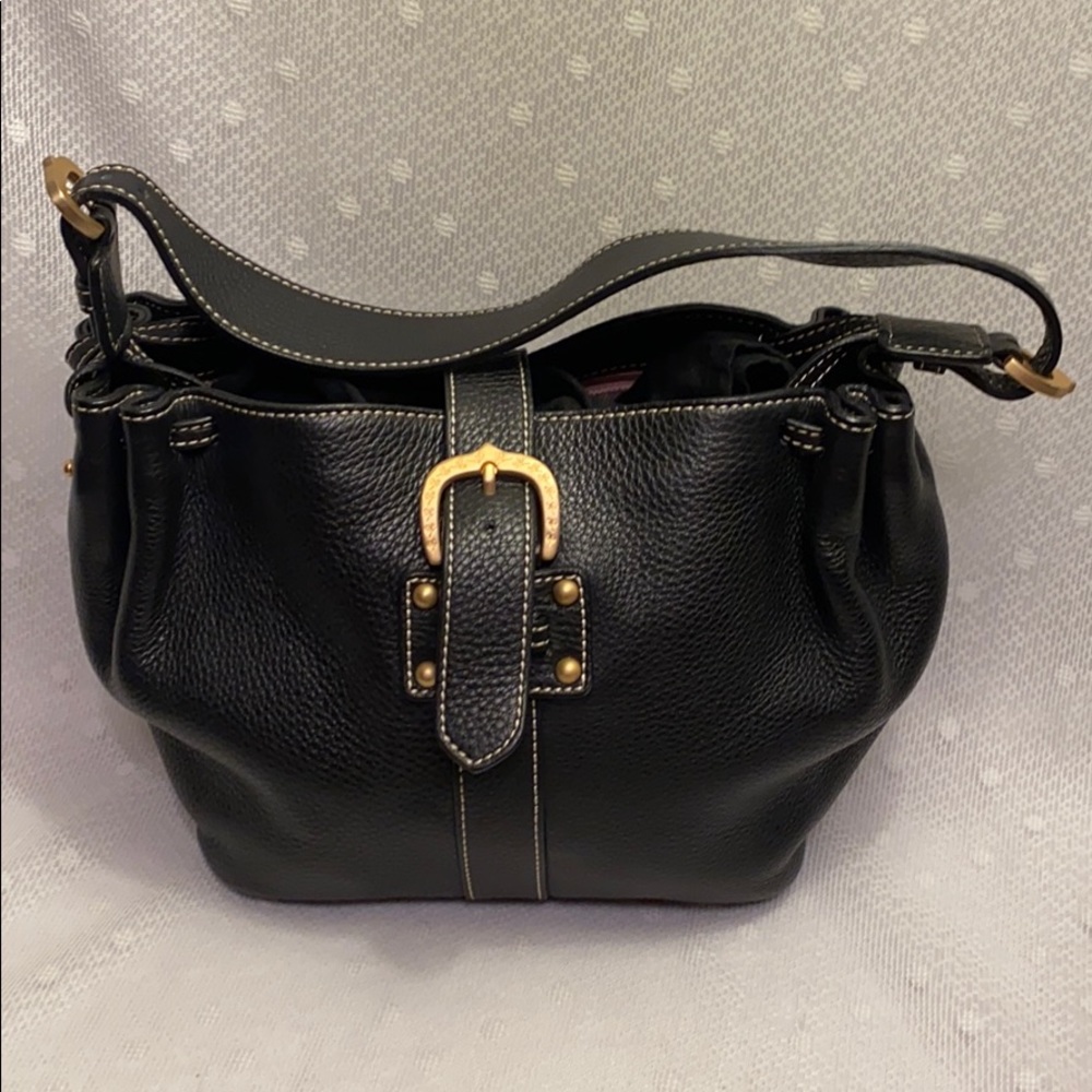 Dooney & Bourke  Black Leather Hobo Bag